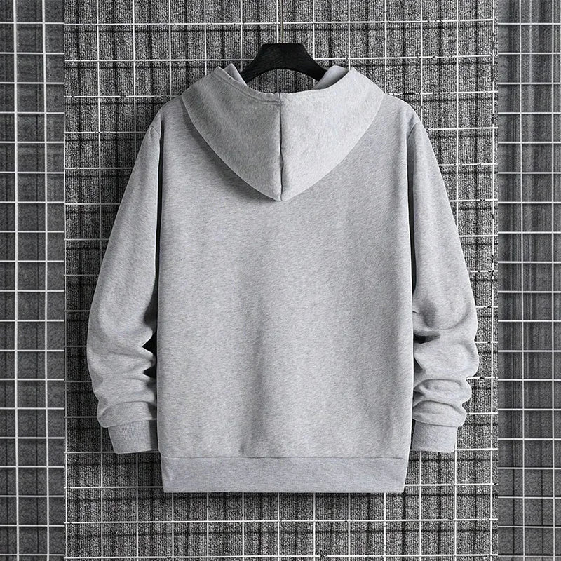 Effen joggingpak met hoodie - afbeelding 8