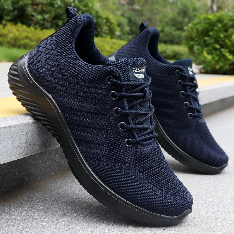 Ademende gebreide herensneakers - afbeelding 8