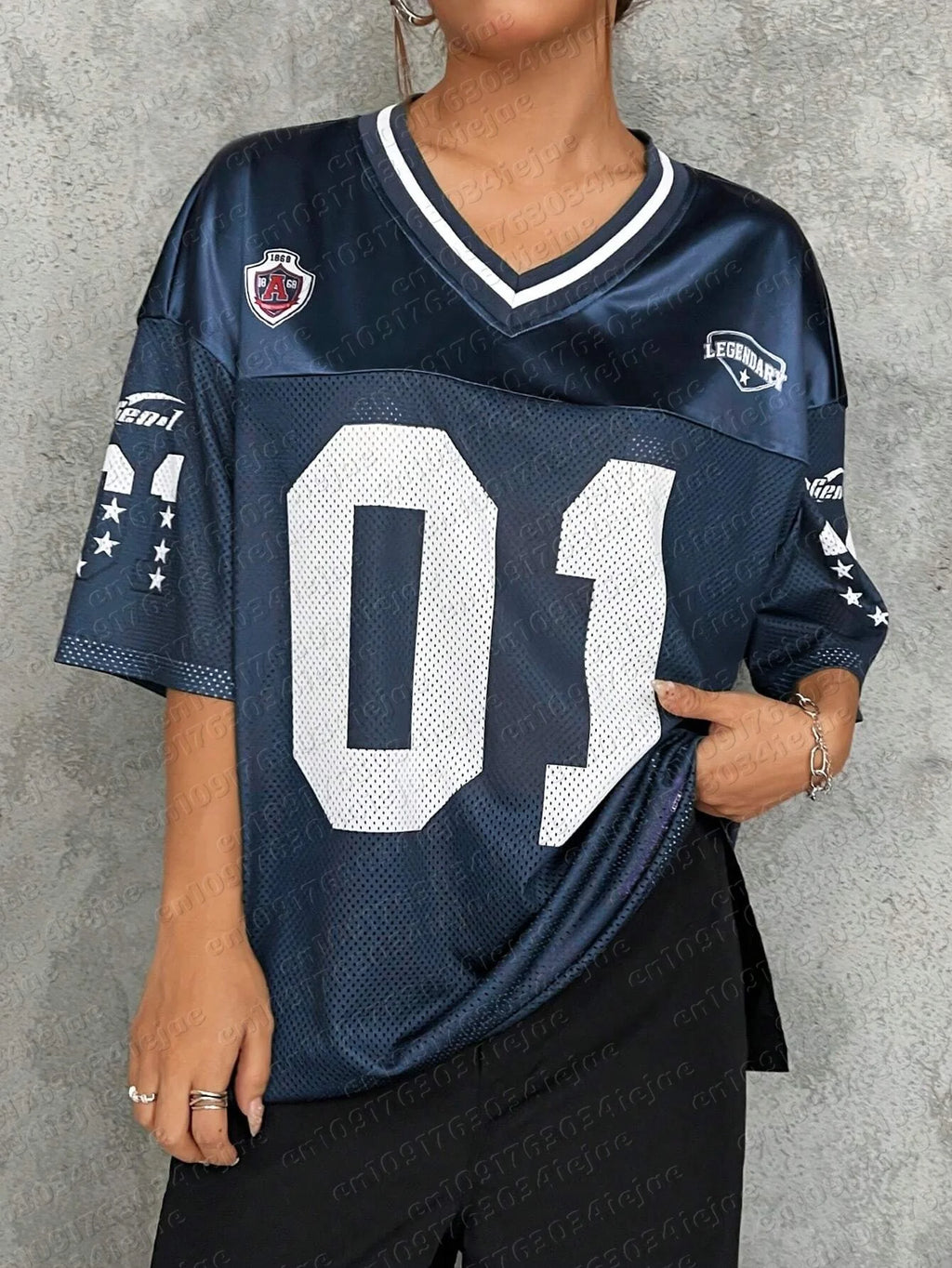 American Sports V-hals T-shirt