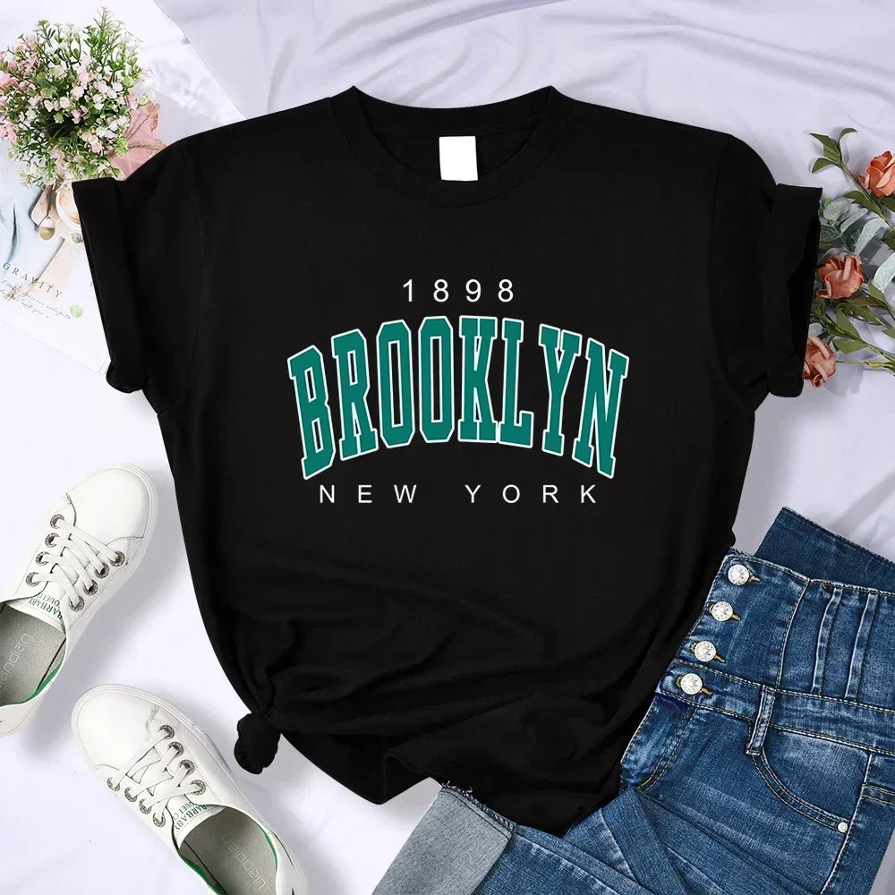 Vintage Brooklyn New York dames T-shirt