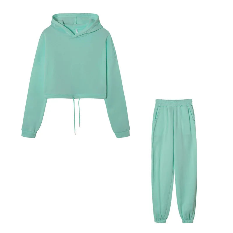 Cropped hoodie en joggingbroek - afbeelding 18