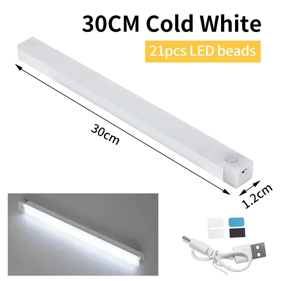 Oplaadbare LED kastverlichting met bewegingssensor