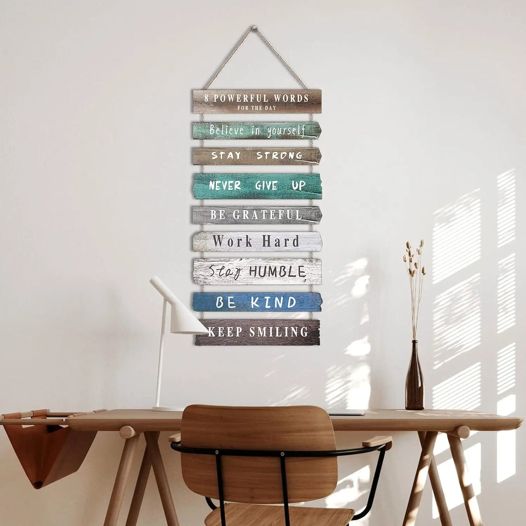 Inspirerende houten wanddecoratie