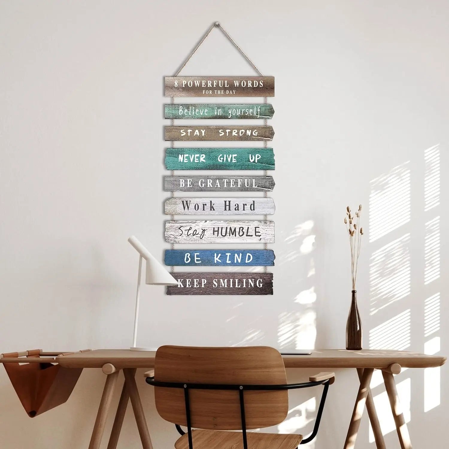 Inspirerende houten wanddecoratie