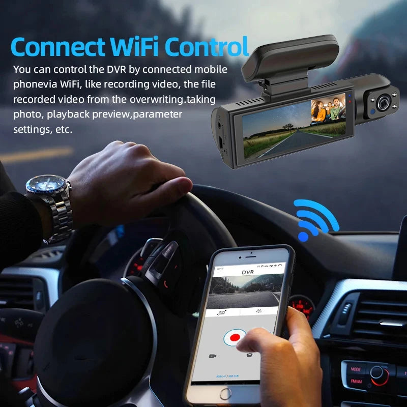 1080P Dashcam voor auto's met wifi