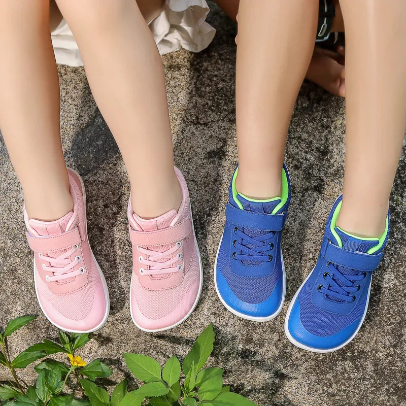 Brede barefoot kindersneakers