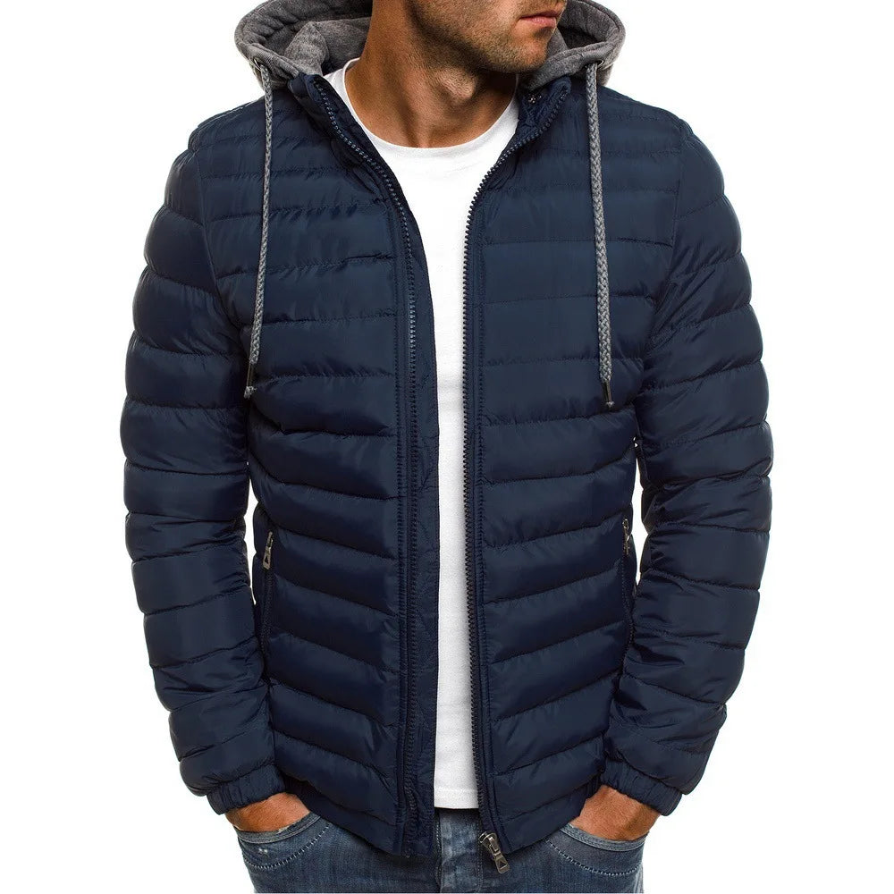 Gevoerde parka met rits