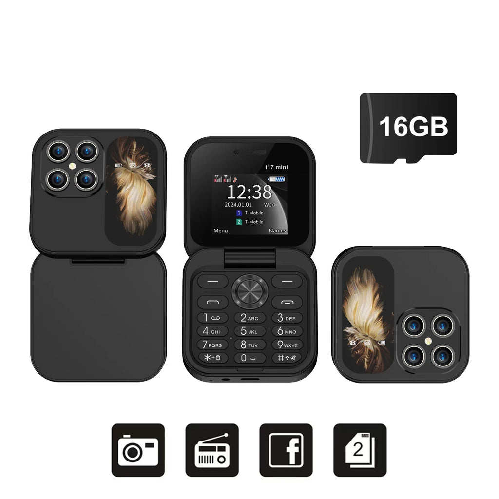 i17Mini 2G kleine flip telefoon