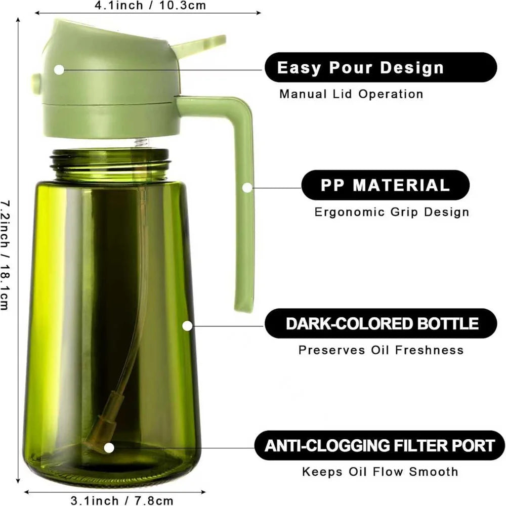 2-in-1 olijfoliedispenser van 470ml