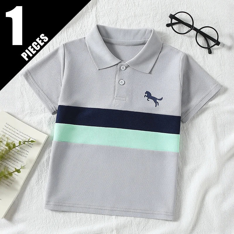 Gestreepte POLO kindershirts