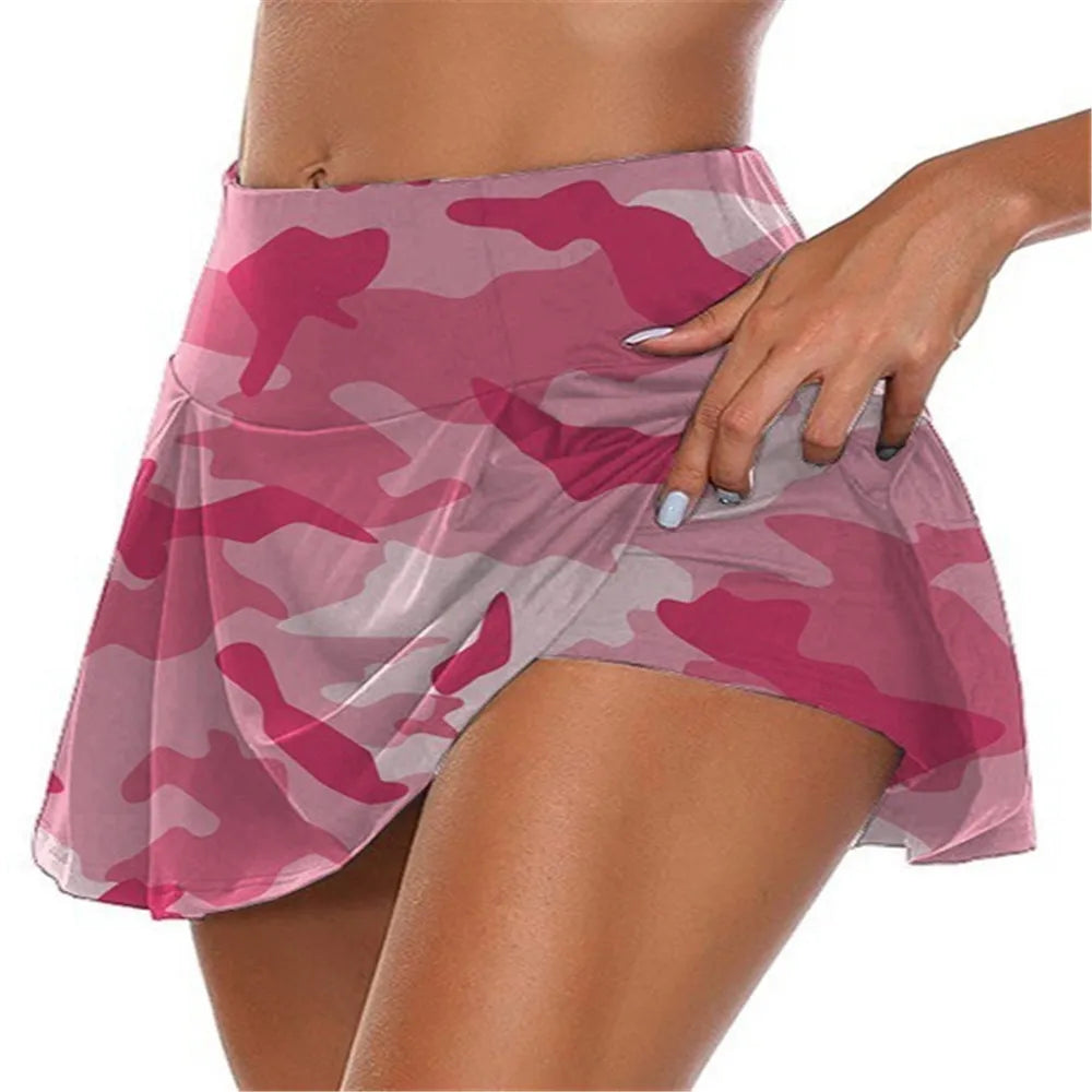 Modieuze damesrok met hoge taille en stijlvolle two-piece look
