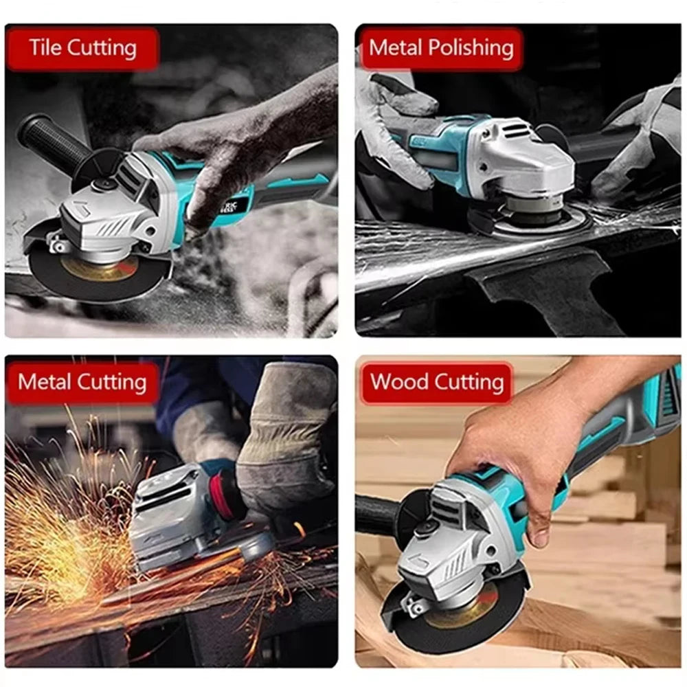 Makita 18V haakse slijper (DGA404), 125mm
