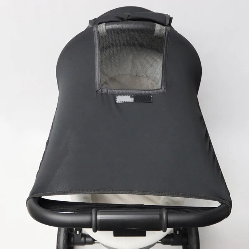 Universele zonnescherm voor kinderwagens en autostoeltjes