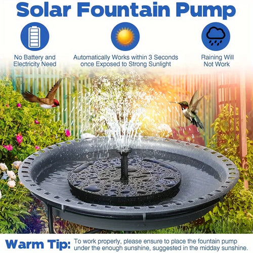 2.5W solar fonteinpomp