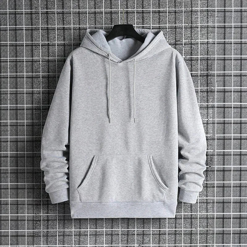 Basic herenhoodie met kangoeroezak - afbeelding 17