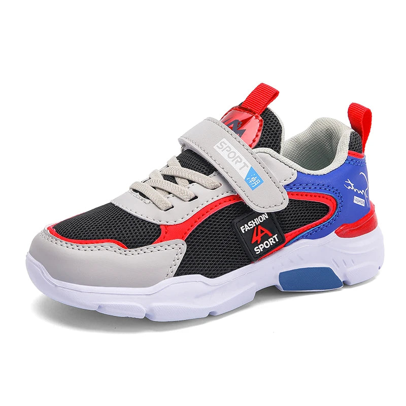 Sportieve kindersneakers met klittenband - afbeelding 3