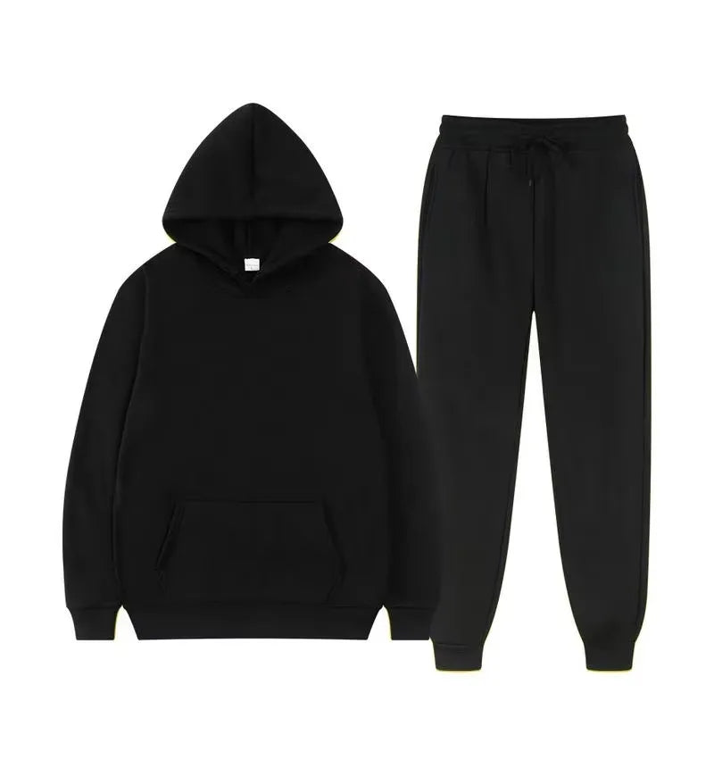 Basic joggingpak met capuchon - afbeelding 11