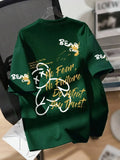 T-shirt met berenprint
