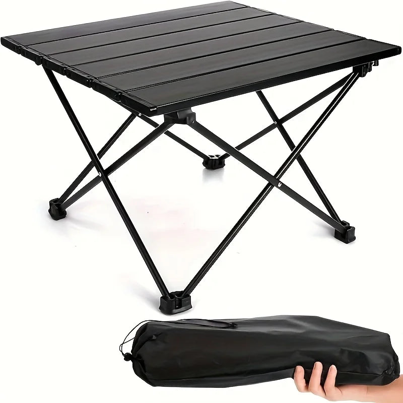 Compacte opvouwbare campingtafel