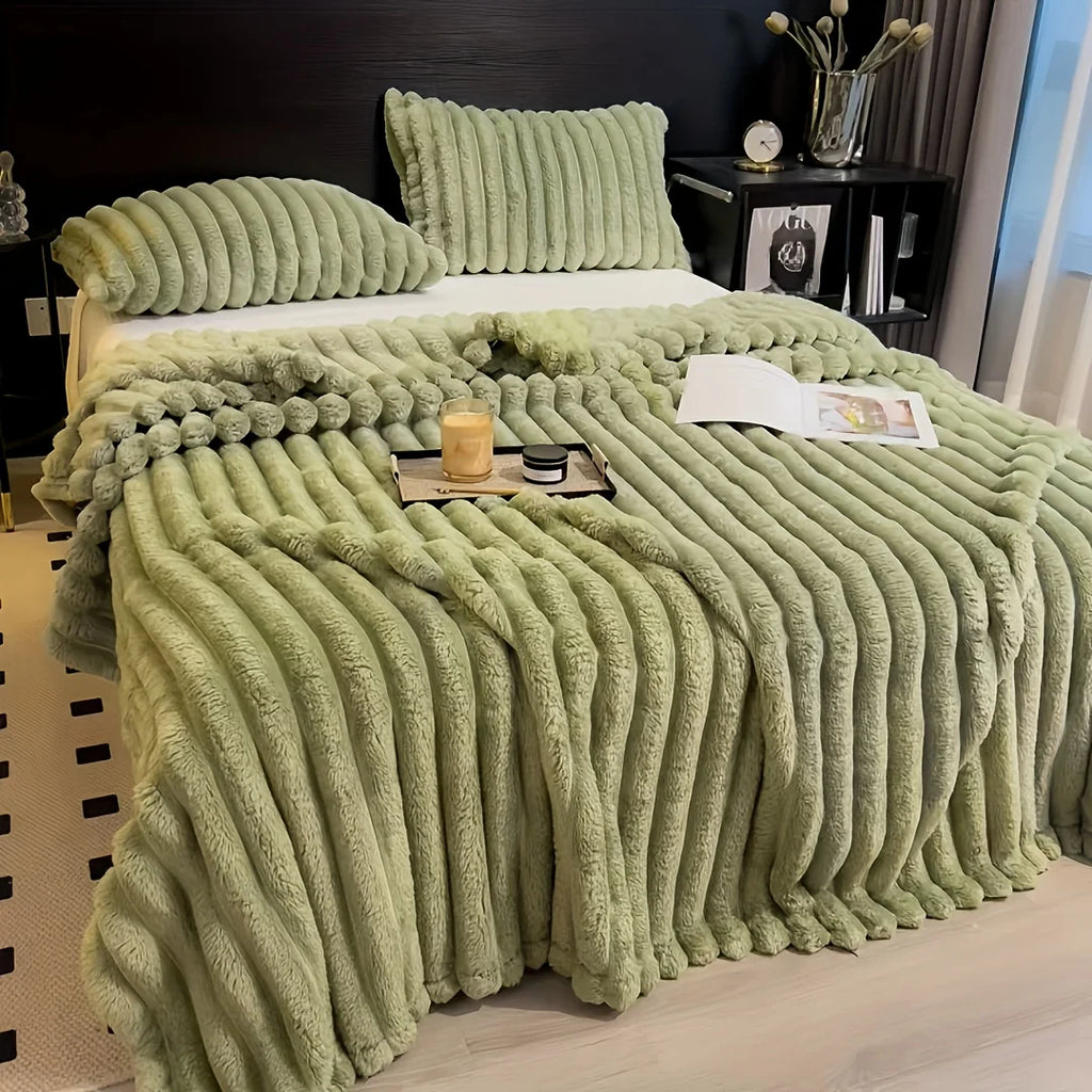 Luxe flanellen multifunctionele deken