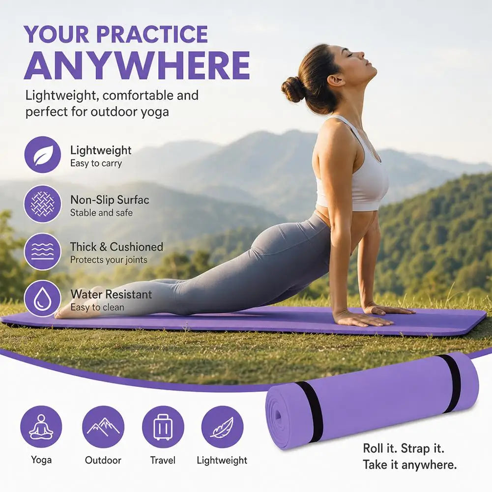 Dikke antislip yogamat van EVA-schuim