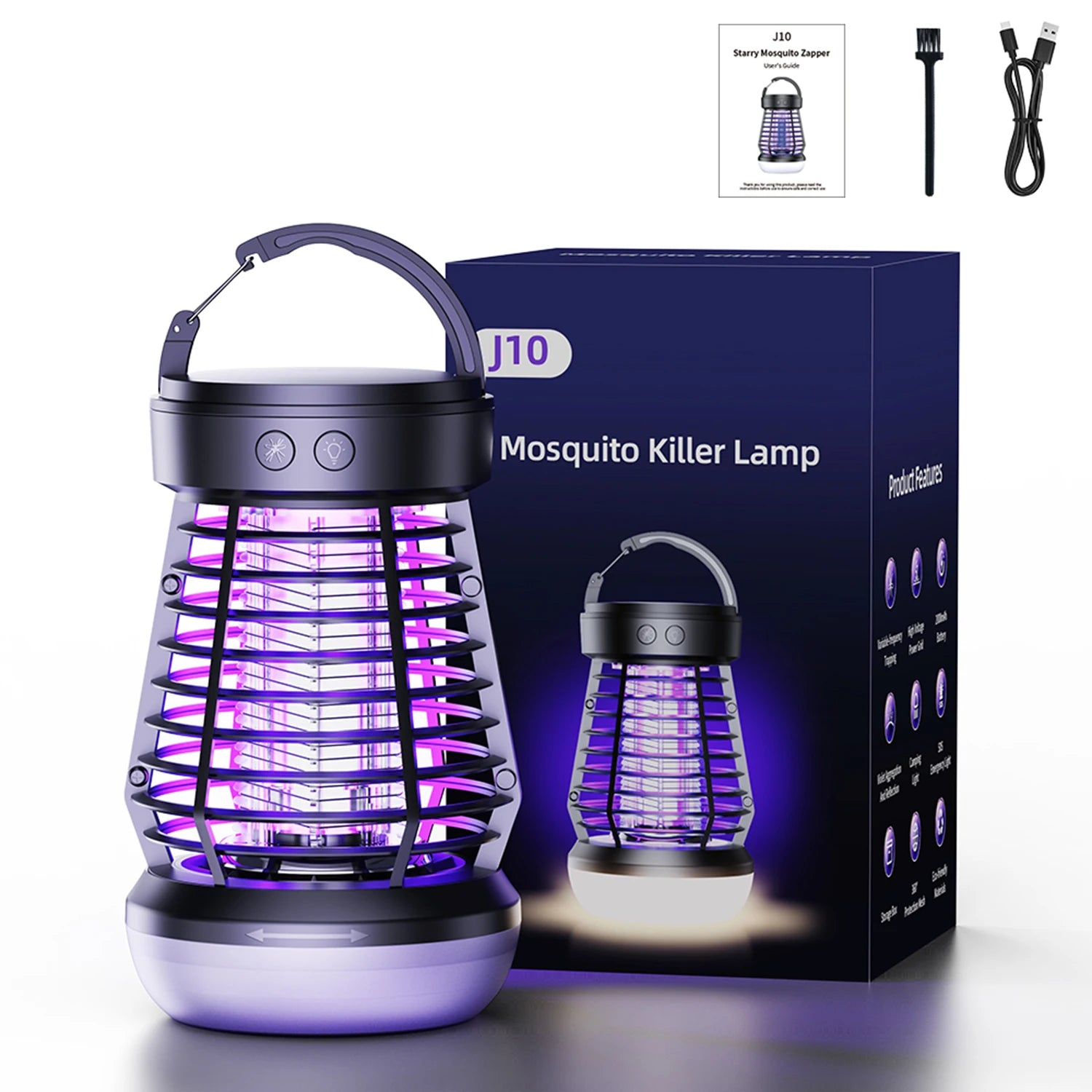 Draagbare elektrische muggenlamp