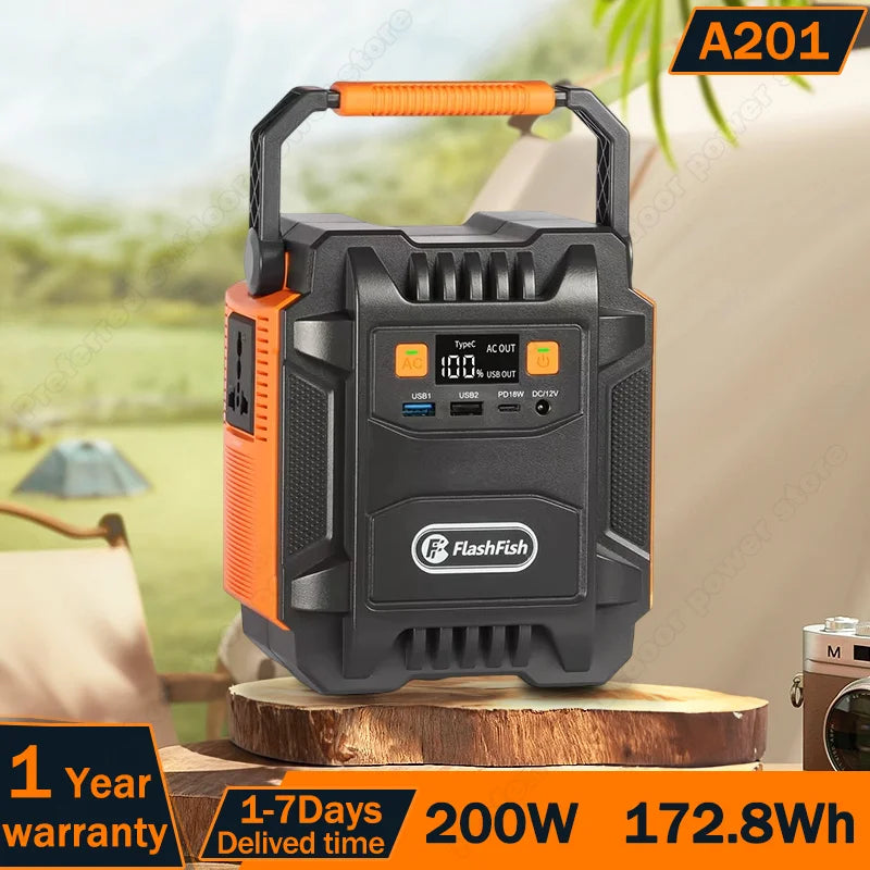 Draagbaar Powerstation 172.8Wh (Flashfish)