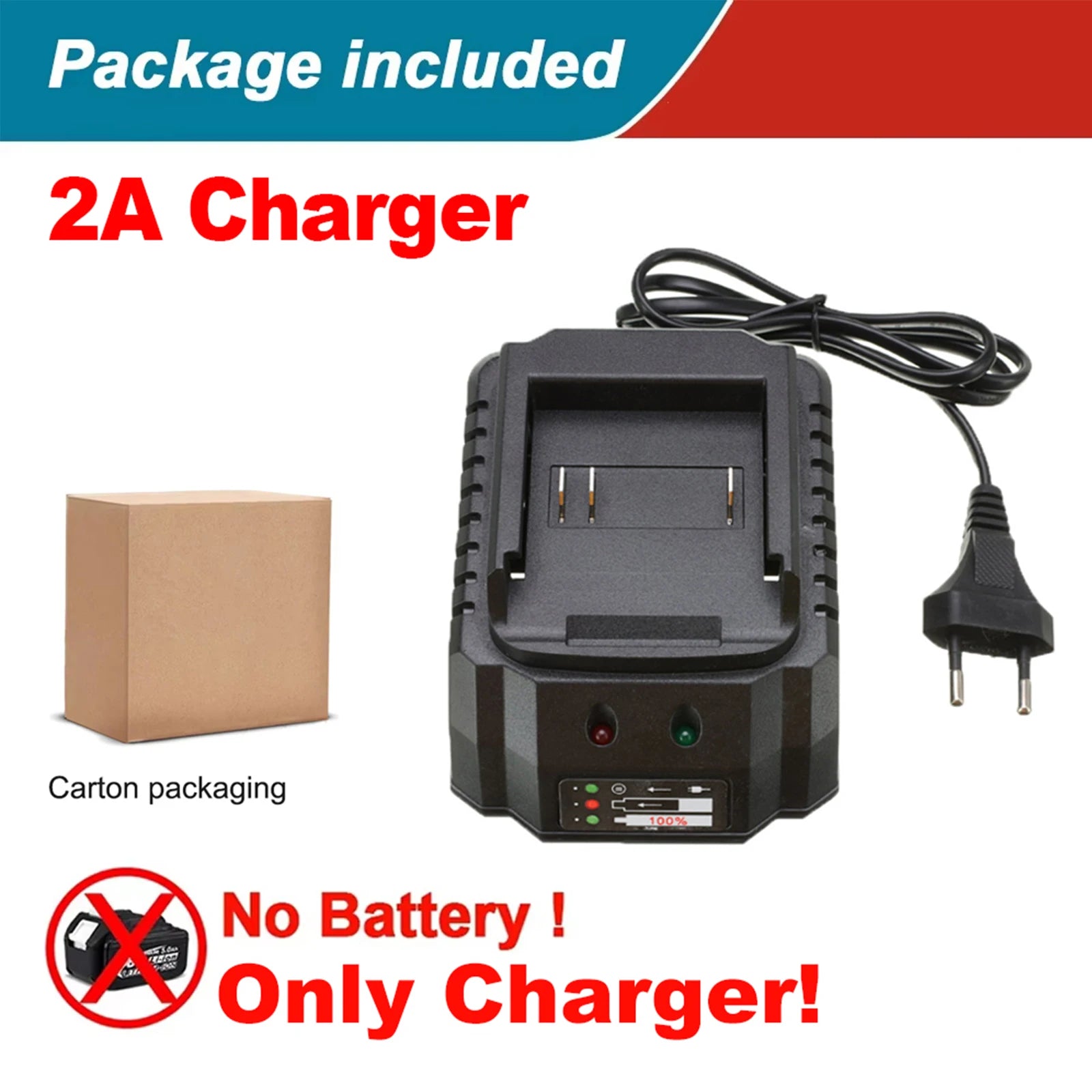Vervangende Accu 8000mAh voor Makita 18V (met lader)