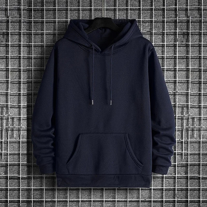 Basic herenhoodie met kangoeroezak - afbeelding 8