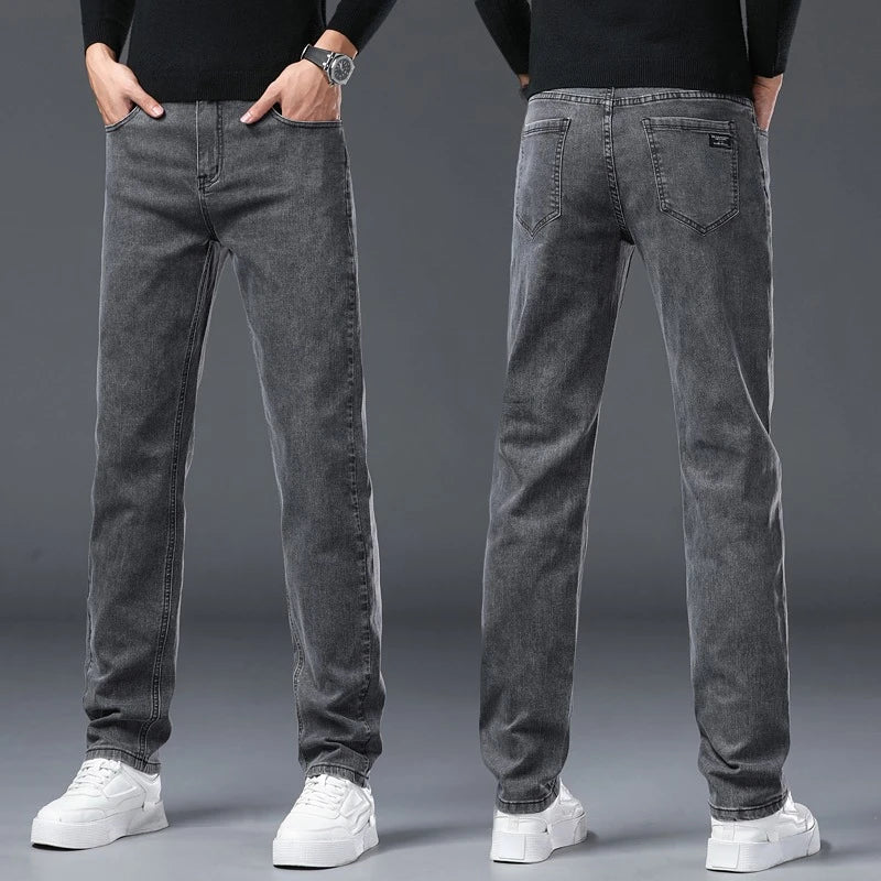 Rechte jeans met stretch