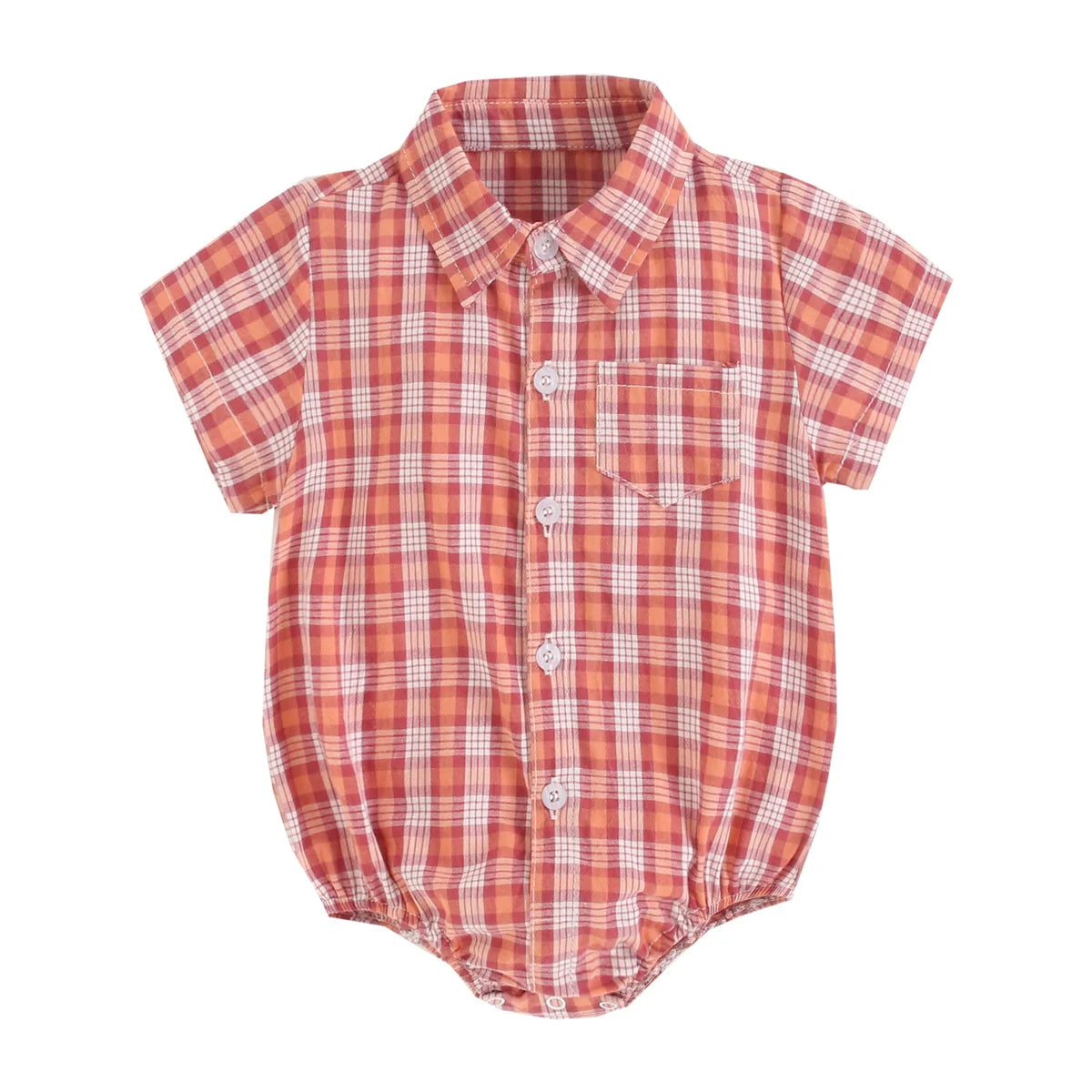 Katoenen babyromper voor jongens