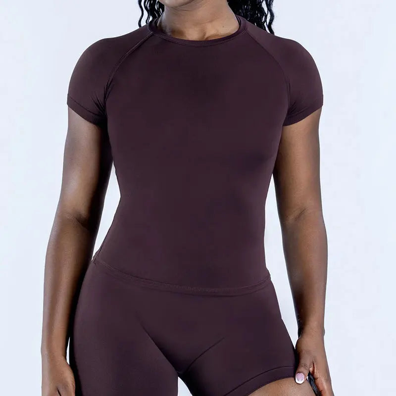 Dames ribbed yoga 2-delige sportset