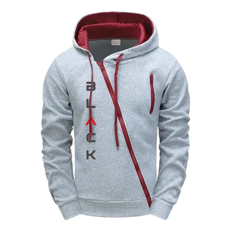 Heren joggingpak met schuine rits - afbeelding 14
