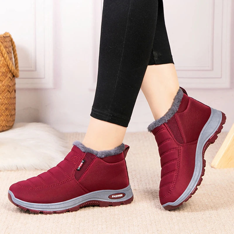 Warme halfhoge winterboots - afbeelding 2