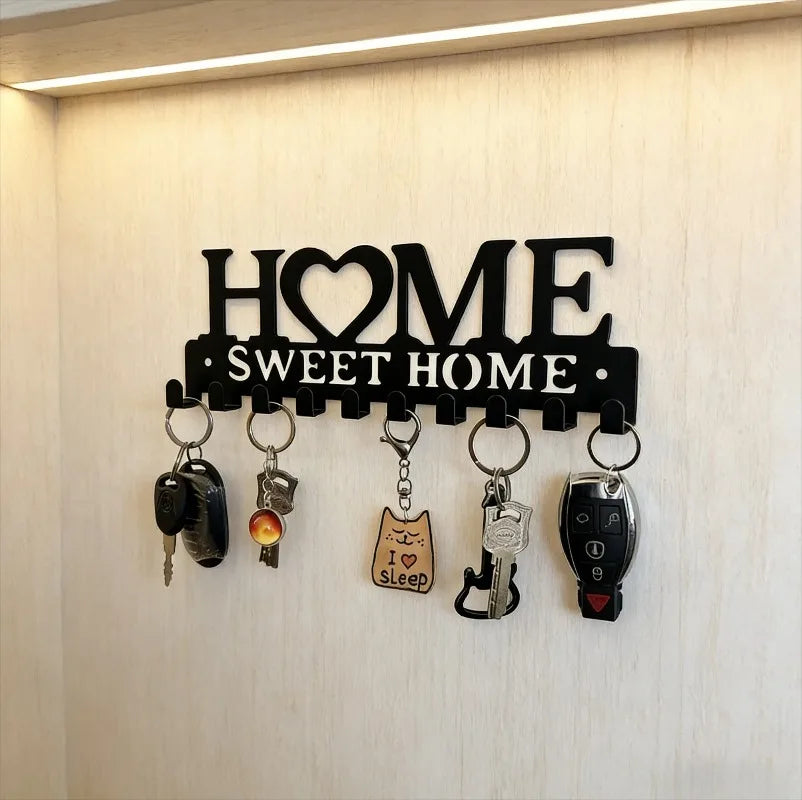 “Home Love” sleutelhouder met haken