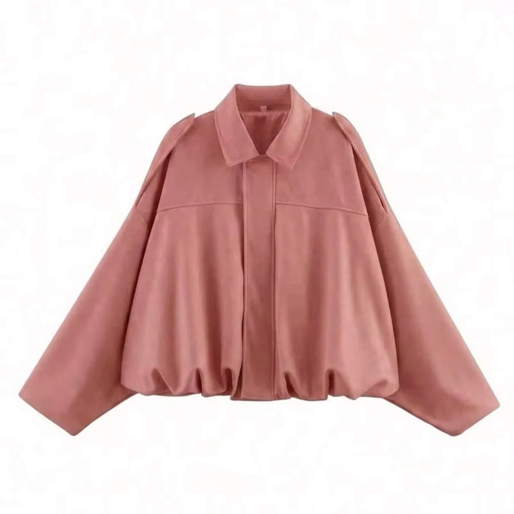 Suède-look jack met vleermuismouwen - afbeelding 33