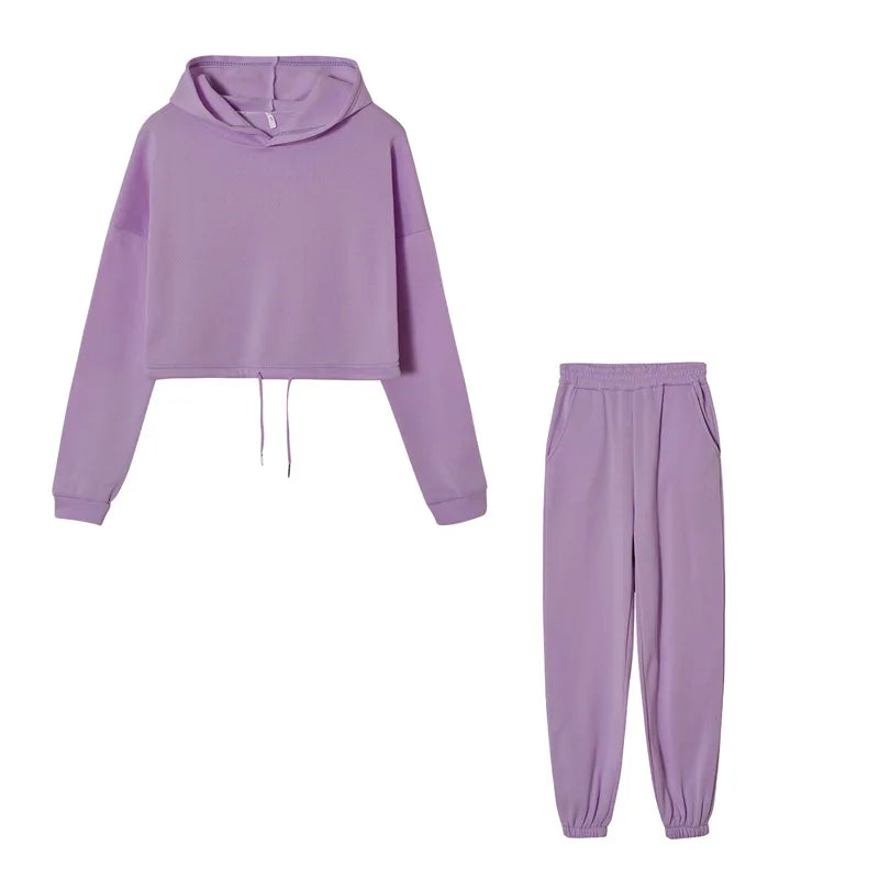 Cropped hoodie en joggingbroek - afbeelding 15