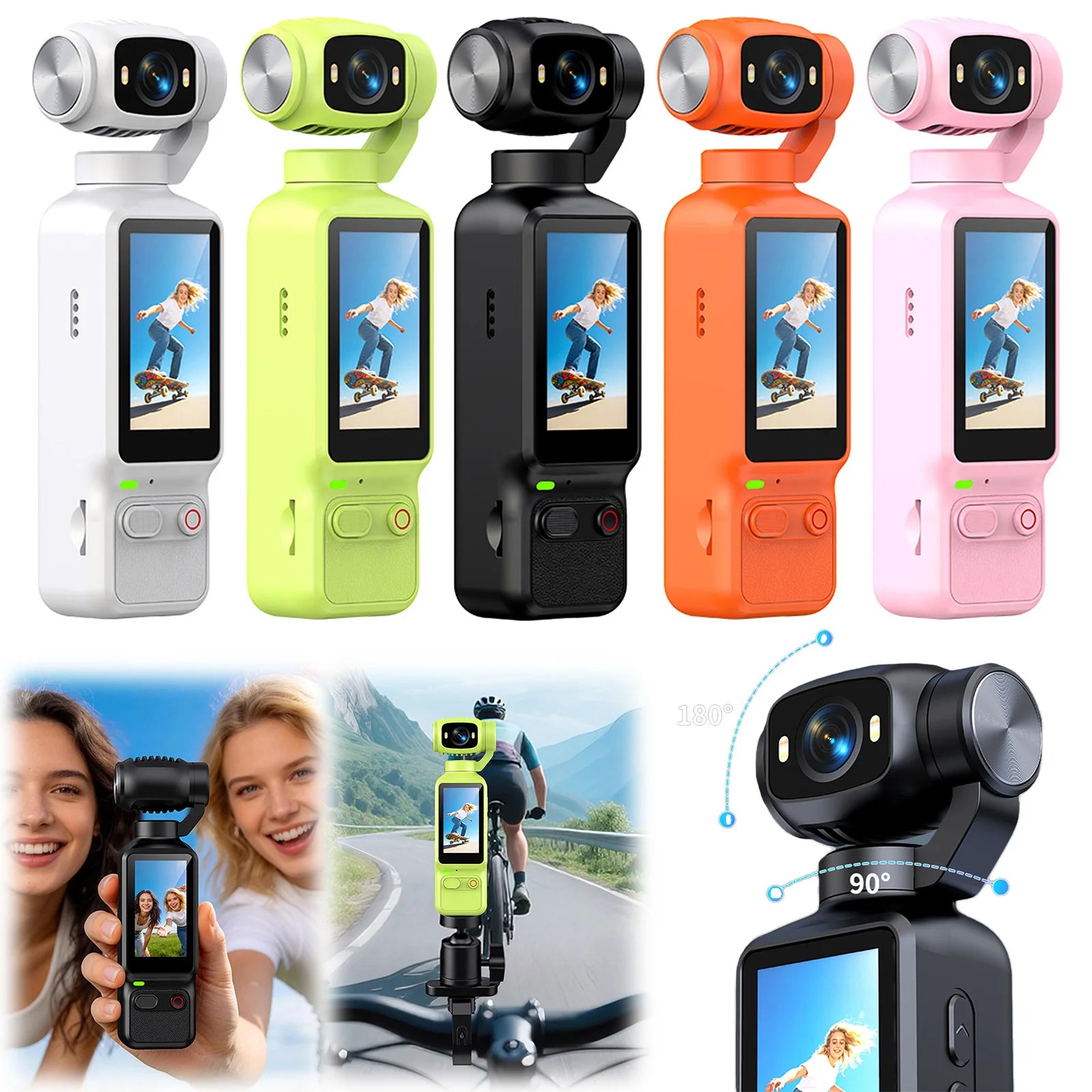 4K Handheld Actioncamera met Scherm