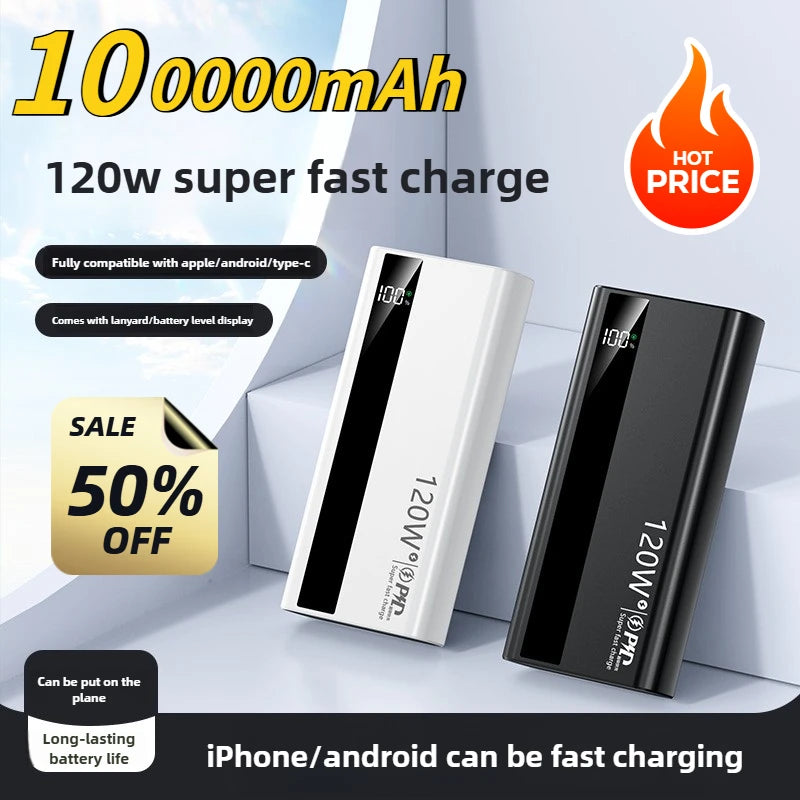 Ultradunne 100000mAh powerbank