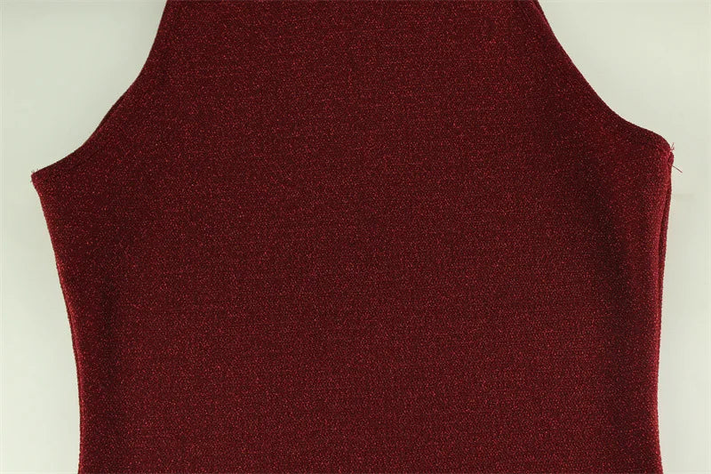 Glitter-maxi-jurk met col - afbeelding 20