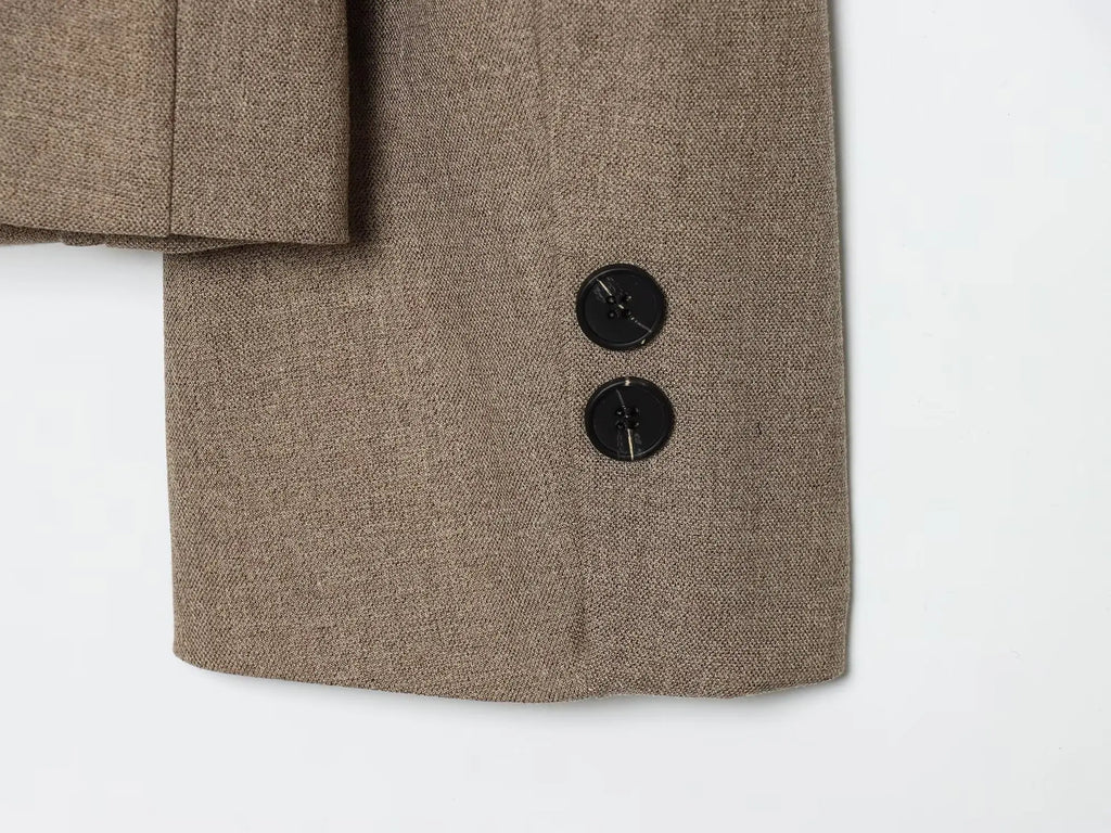Blazer met opstaande kraag - afbeelding 13