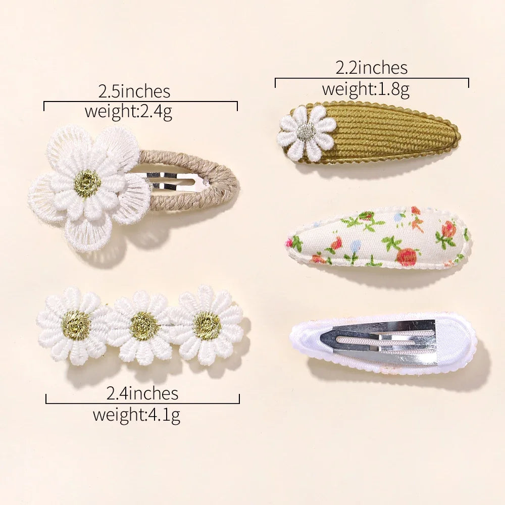 5-delige BB haarclips set voor meisjes