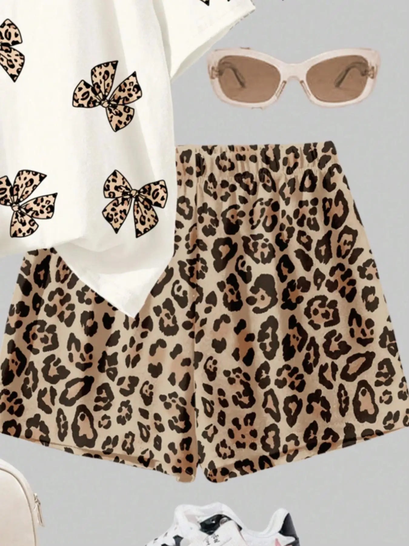 2-delige cheetah print zomerset