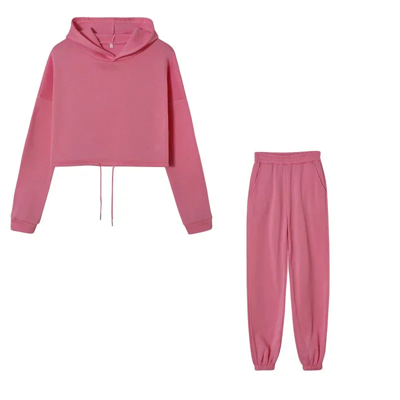 Cropped hoodie en joggingbroek - afbeelding 13