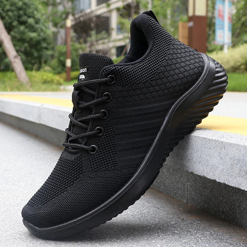 Ademende gebreide herensneakers - afbeelding 2