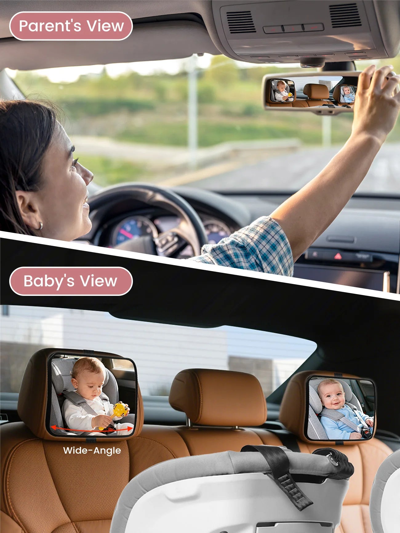 Gecertificeerde baby autospiegel