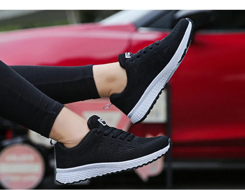 Lichtgewicht mesh damessneakers - afbeelding 7