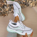 Tweekleurige gebreide sneakers - afbeelding 29