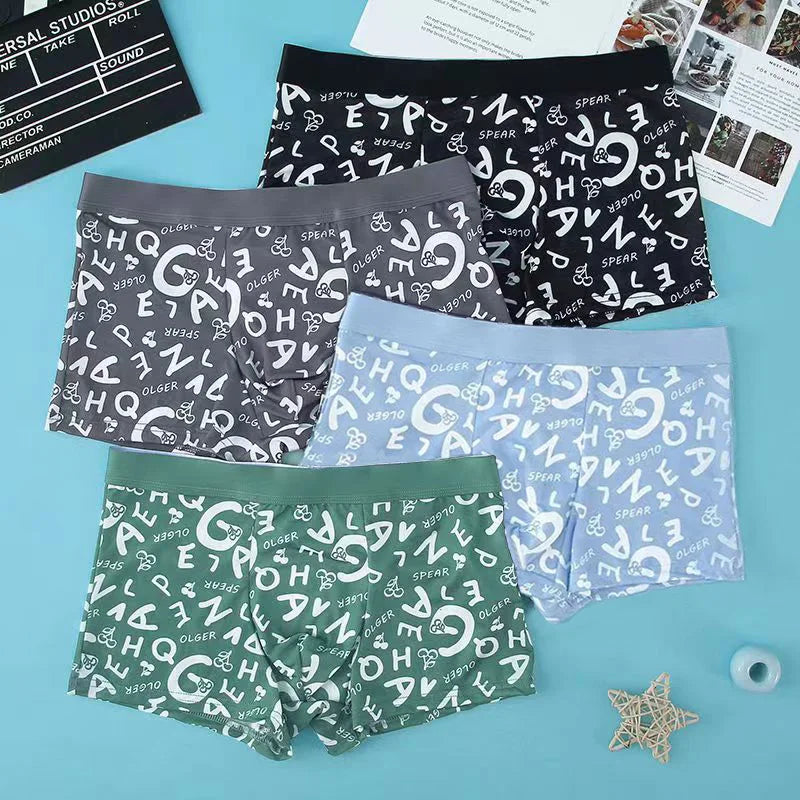 Boxershorts, zijdezacht materiaal (set van 4)