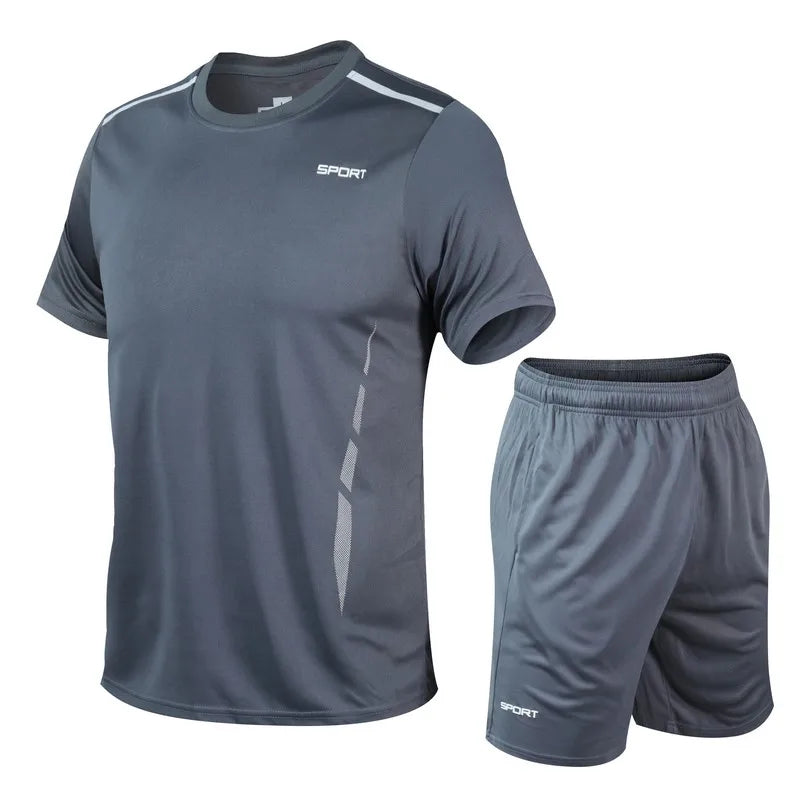 Sportset met korte broek - afbeelding 2